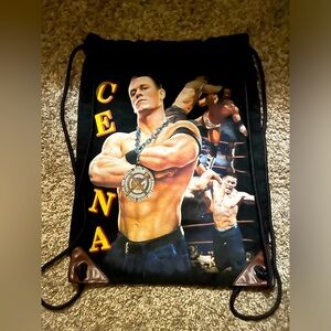 John Cena String Backpack Vintage